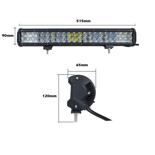 20inch Osram LED Light Bar 5D 126w Sopt Flood Combo Beam Work Driving Lamp 4wd 2