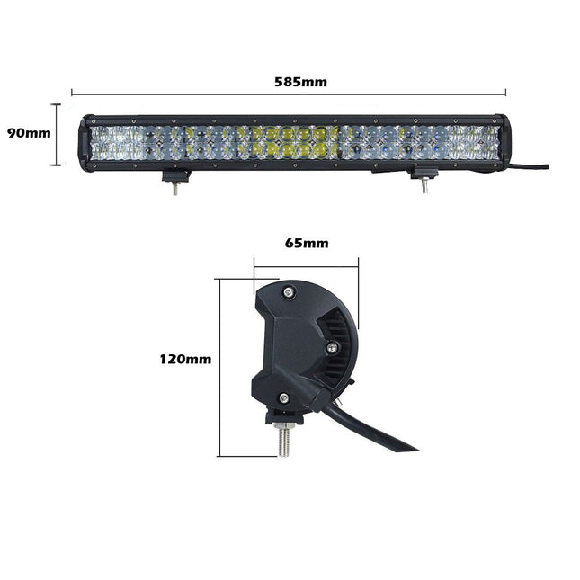 23inch Osram LED Light Bar 5D 144w Sopt Flood Combo Beam Work Driving Lamp 4wd 2
