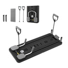 Everfit Pilates Board Foldable Reformer Multi Functional Exercise Trainer Black