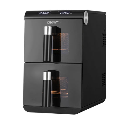 Devanti Air Fryer Oven 11L Dual Zone Fryers 3