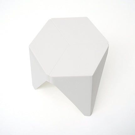 Artiss 2x Bar Stools Puzzle Plastic Foot Stool White 3