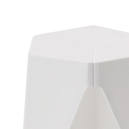 Artiss 2x Bar Stools Puzzle Plastic Foot Stool White 4