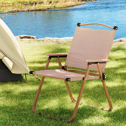 Gardeon Outdoor Camping Chairs Portable Folding Beach Chair Patio Furniture 7