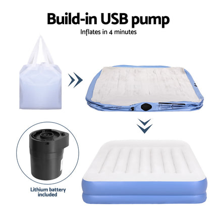 Weisshorn Air Mattress Queen Inflatable Bed 41cm Air bed 6