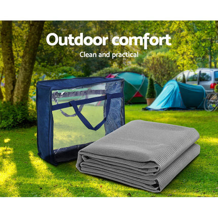 Weisshorn 4M X 2.5M Annex Matting Floor Mats Mesh Caravan Camping Annexe 3