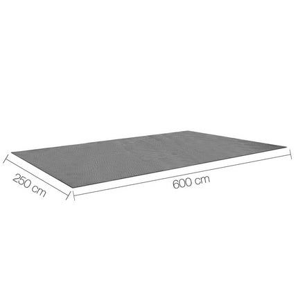Weisshorn 6x2.5M Annex Matting 600GSM Floor Mats Hollow Design Mesh Caravan 2