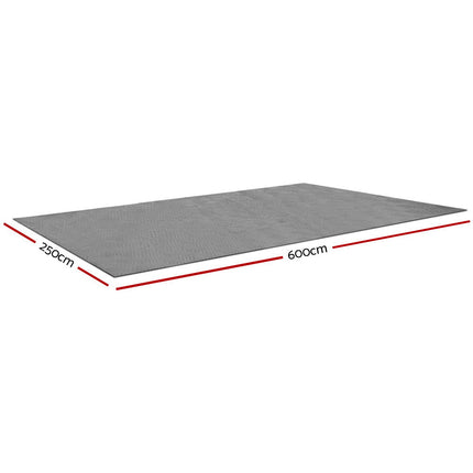 Weisshorn 6M X 2.5M Annex Matting Floor Mats Mesh Caravan Camping Annexe 2