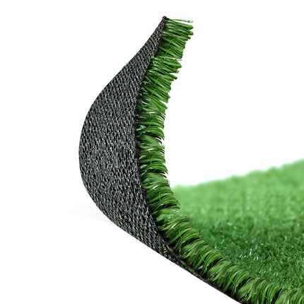 Prime Turf Artificial Grass 1mx10m 17mm Synthetic Fake Lawn Turf Plant Plastic Olive 3