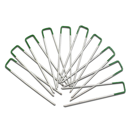 Prime Turf Artificial Grass Synthetic Pins 100pcs Turf Pegs Heavy Duty Weed Mat Stakes Landscape 3
