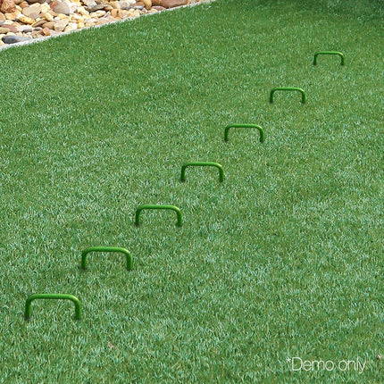 Prime Turf Artificial Grass Synthetic Pins 100pcs Turf Pegs Heavy Duty Weed Mat Stakes Landscape 6