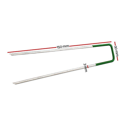 Prime Turf Artificial Grass 50pcs Synthetic Pins Fake Lawn Turf Weed Mat Pegs Joining Tape 2