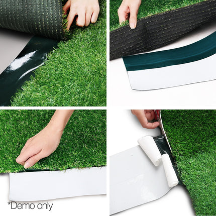 Prime Turf Artificial Grass 15cmx10m Synthetic Self Adhesive Turf Joining Tape Weed Mat 4