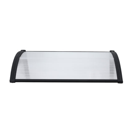 Instahut Window Door Awning 0.8mx1m Transparent 3
