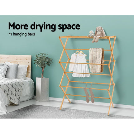 Artiss Clothes Airer Coat Rack Foldable Hanger Dryer 4