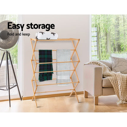 Artiss Clothes Airer Coat Rack Foldable Hanger Dryer 5