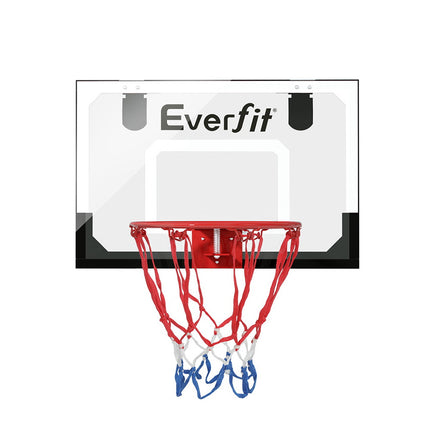 Everfit 23" Mini Basketball Hoop Backboard Door Wall Mounted Sports Kids Black 3