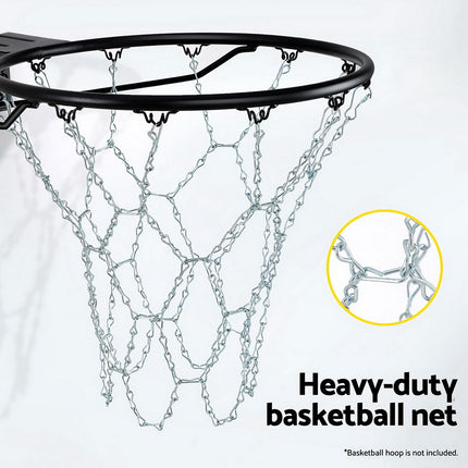 Everfit Basketball Ring Metal Braided Chain Net 12 Loop 5