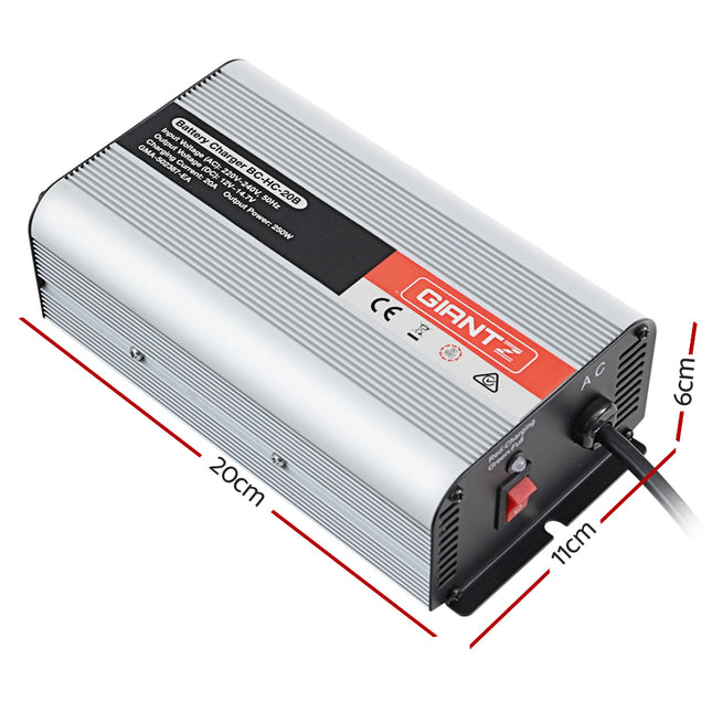 Giantz 12V 20A Car Battery Charger Inverter 20 Amp ATV 4WD Boat Caravan 2