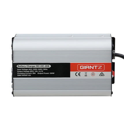 Giantz 12V 20A Car Battery Charger Inverter 20 Amp ATV 4WD Boat Caravan 3