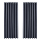 Artiss 2X Blockout Curtains Eyelet 240x230cm Charcoal