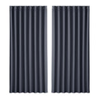 Artiss 2X Blockout Curtains Eyelet 300x230cm Charcoal