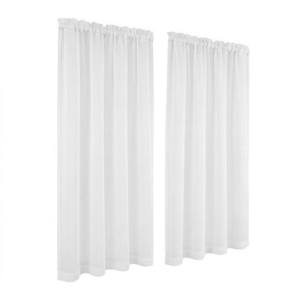 Artiss Blockout Curtains 2X 132x160cm Light Filtering Window Drapes Rod Pocket 4