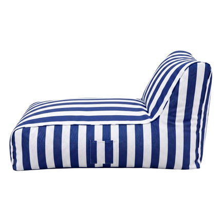 Artiss Outdoor Bean Bag Chair Cover (No Filler) Splash-Proof Beanbag Lounge Sofacover Stuffed Animal Storage Bean Bag Cover for Patio Poolside Relaxing, Blue 3