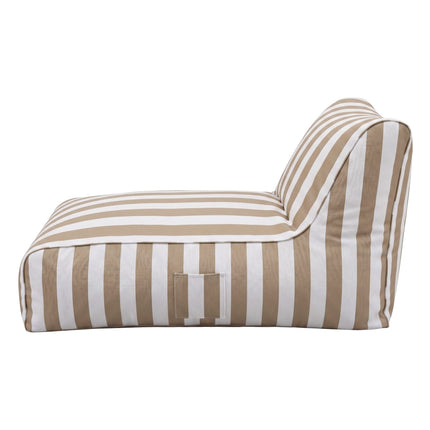 Artiss Outdoor Bean Bag Chair Cover (No Filler) Splash-Proof Beanbag Lounge Sofacover Stuffed Animal Storage Bean Bag Cover for Patio Poolside Relaxing, Taupe 3