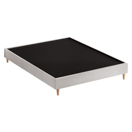 Artiss Bed Frame Double Size Beige ZORA 4