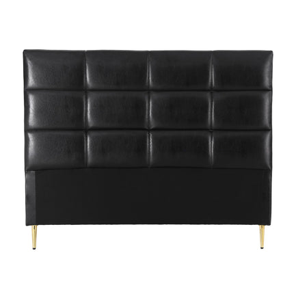 Artiss Bed Headboard Queen Bedhead PU Leather Black 3