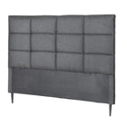 Artiss Bed Headboard Queen Bedhead Linen Fabric Charcoal