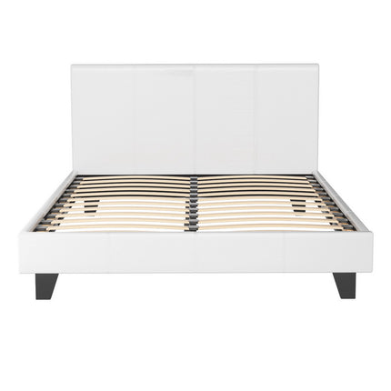 Artiss Bed Frame Double Size White NEO 8