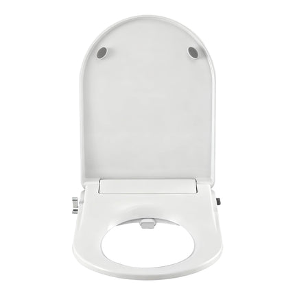 Cefito Non Electric Bidet Toilet Seat D-Shape Dual Nozzle Soft Close WaterMark DIY 4