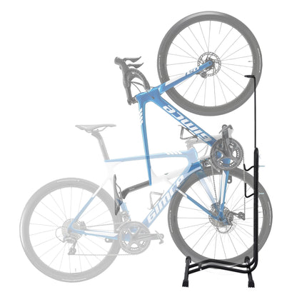 Weisshorn 4-in-1 Bike Parking Stand Vertical Floor Storage Rack for 24"-27.5" Bicycles, Adjustable Height Repair Maintenance Stand, Stable Indoor Garage Space Saver with Non-slip Rubber Feet 7