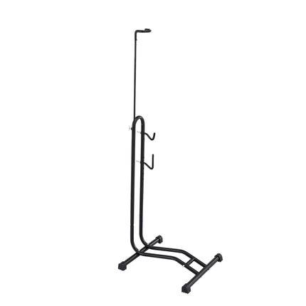 Weisshorn 4-in-1 Bike Parking Stand Vertical Floor Storage Rack for 24"-27.5" Bicycles, Adjustable Height Repair Maintenance Stand, Stable Indoor Garage Space Saver with Non-slip Rubber Feet 9