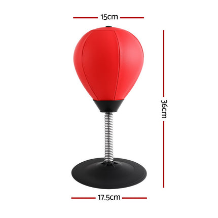 Everfit Desktop Punching Boxing Bag Stand Set with Pump Swivel Speed Balls 2