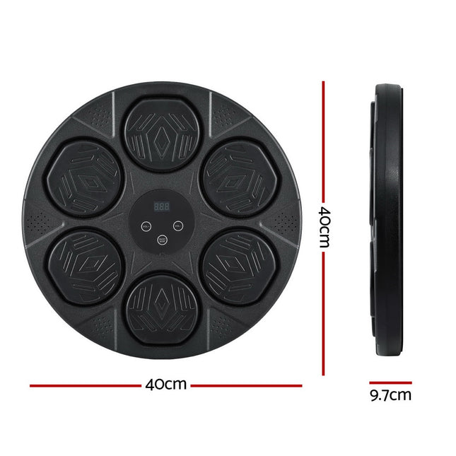 Everfit Music Boxing Machine Bluetooth Wall-Mounted Punch Target with LED Display & Gloves 2