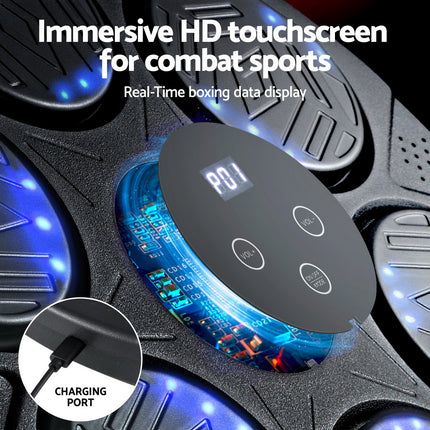 Everfit Music Boxing Machine Bluetooth Wall-Mounted Punch Target with LED Display & Gloves 5