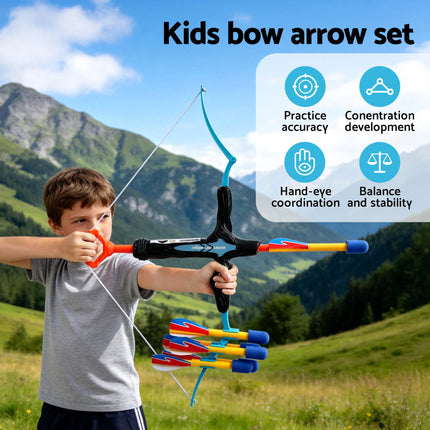 Keezi Kids Bow and Arrow Set Outdoor Sport Game Archery Toys 6 Arrows Children Gifts 4