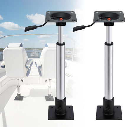 Seamanship Boat Seat Pedestal 55–75cm Adjustable Gas Lift 360 Degrees Swivel 2 Pack 9