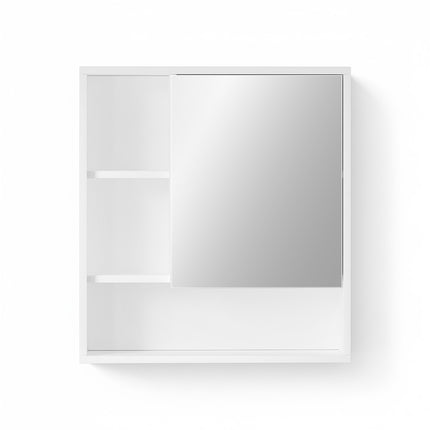 Cefito Bathroom Mirror Cabinet Mirrored Medicine Adjustable Shelf Wall Mounted 560mm White 3