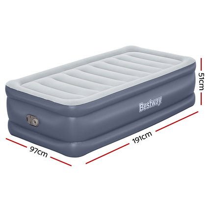 Bestway Mattress Air Bed Single Size 51CM Inflatable Camping Beds Home Outdoor 2