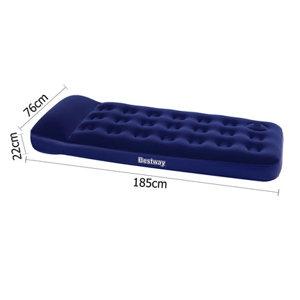 Bestway Single Size Inflatable Air Mattress - Navy 2