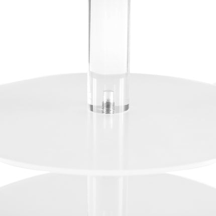 5-Star Chef Cake Stand 5 Tiers Acrylic Holder Display Round Clear Wedding Party 4