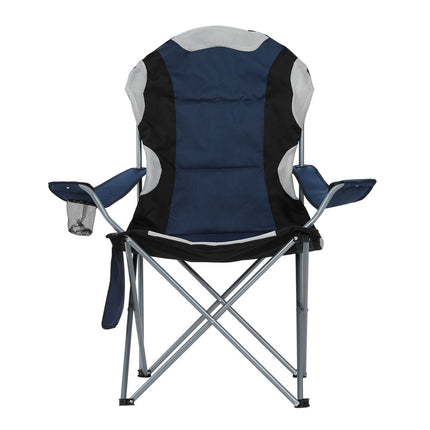 Weisshorn Camping Folding Chair Portable Outdoor Hiking Fishing Picnic Navy 2pcs 3