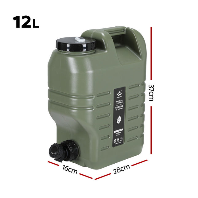 Weisshorn12L Water Container Jerry Can Bucket Camping Outdoor Storage Tank 2