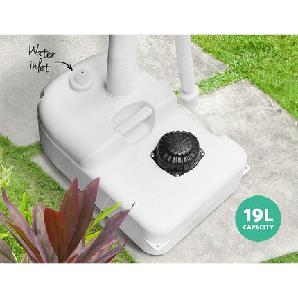 Weisshorn Camping Basin Portable Hand Wash Sink Stand 19L Capacity 6