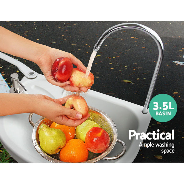 Weisshorn Camping Basin Portable Hand Wash Sink Stand 19L Capacity 2