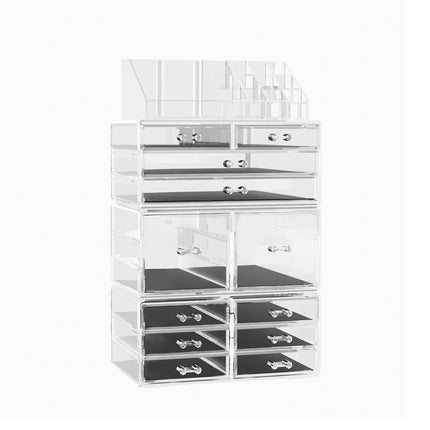 Embellir Makeup Organizer Acrylic Cosmetic Organizer Storage Box Jewellery Holder 3