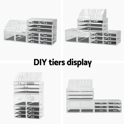 Embellir Makeup Organizer Acrylic Cosmetic Organizer Storage Box Jewellery Holder 4